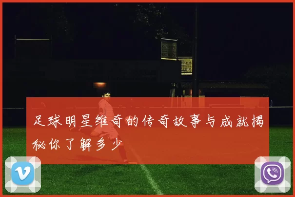 足球明星维奇的传奇故事与成就揭秘你了解多少